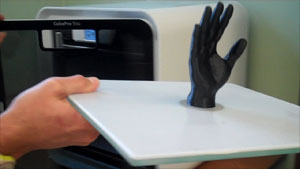3D printer and printed hand