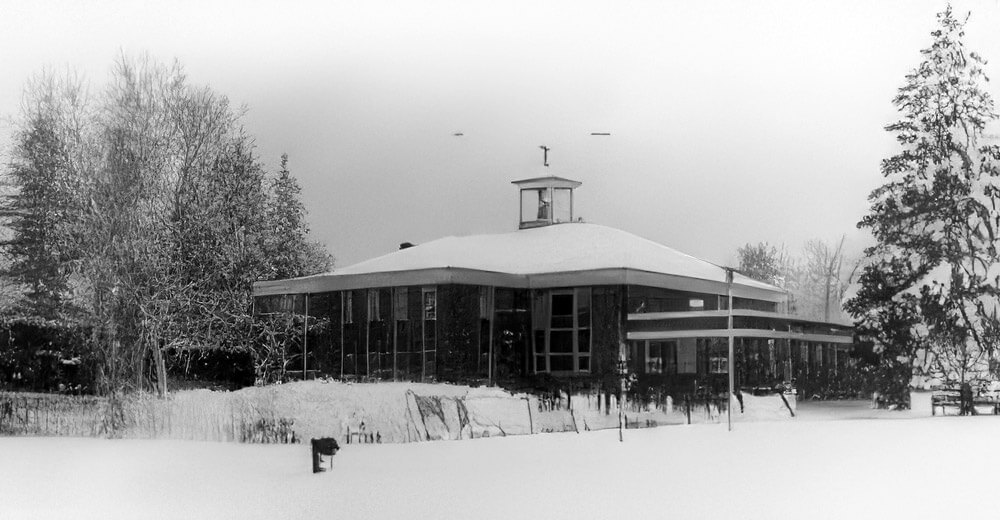 Blake Library in winter