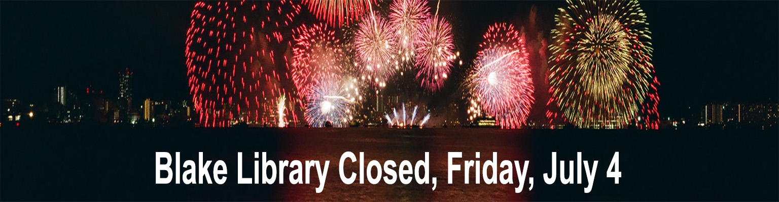 library closed Friday, July 4 for holiday